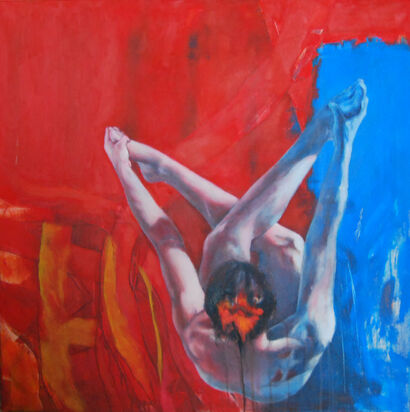 Free Fall  - a Paint Artowrk by MEVA 